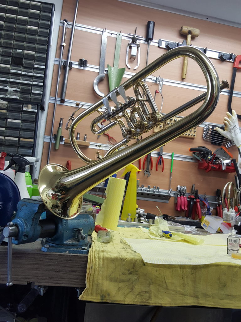 flugelhorn onderhoud